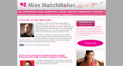 Desktop Screenshot of missmatchmaker.net