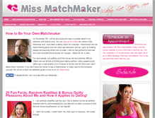 Tablet Screenshot of missmatchmaker.net